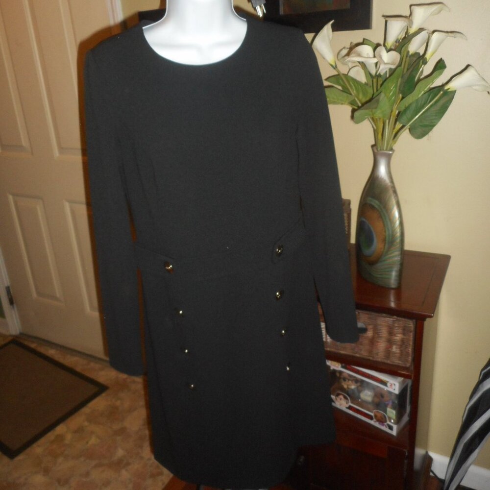 NWT Black Nautical Sailor inspired DKNY Dress, size 4 - Picture 14 of 14